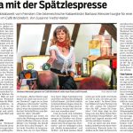 Pressebericht über Barbara Weinzierl Kabarett "Wir müssen reden! Sex, Geld und Erleuchtung" in Wahlheim März ´19 