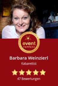 Agentur für Events präsentiert Barbara Weinzierl mit Bewertungen